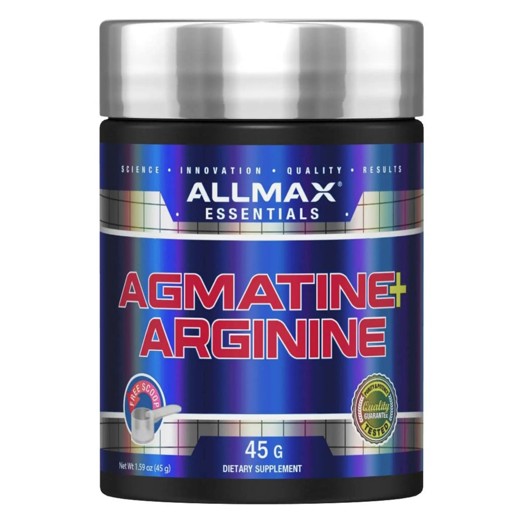 ALLMAX AGMATINE ARGININE - 45 g - Modulates Nitric Oxide Levels - Improves Body ALLMAX Nutrition Au supplements