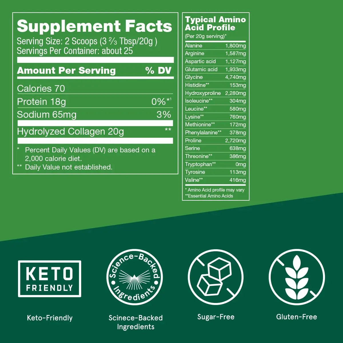 Bulletproof Unflavored Collagen Protein Powder, 17.6 Ounces, Grass-Fed Collagen Peptides Bulletproof Au supplements