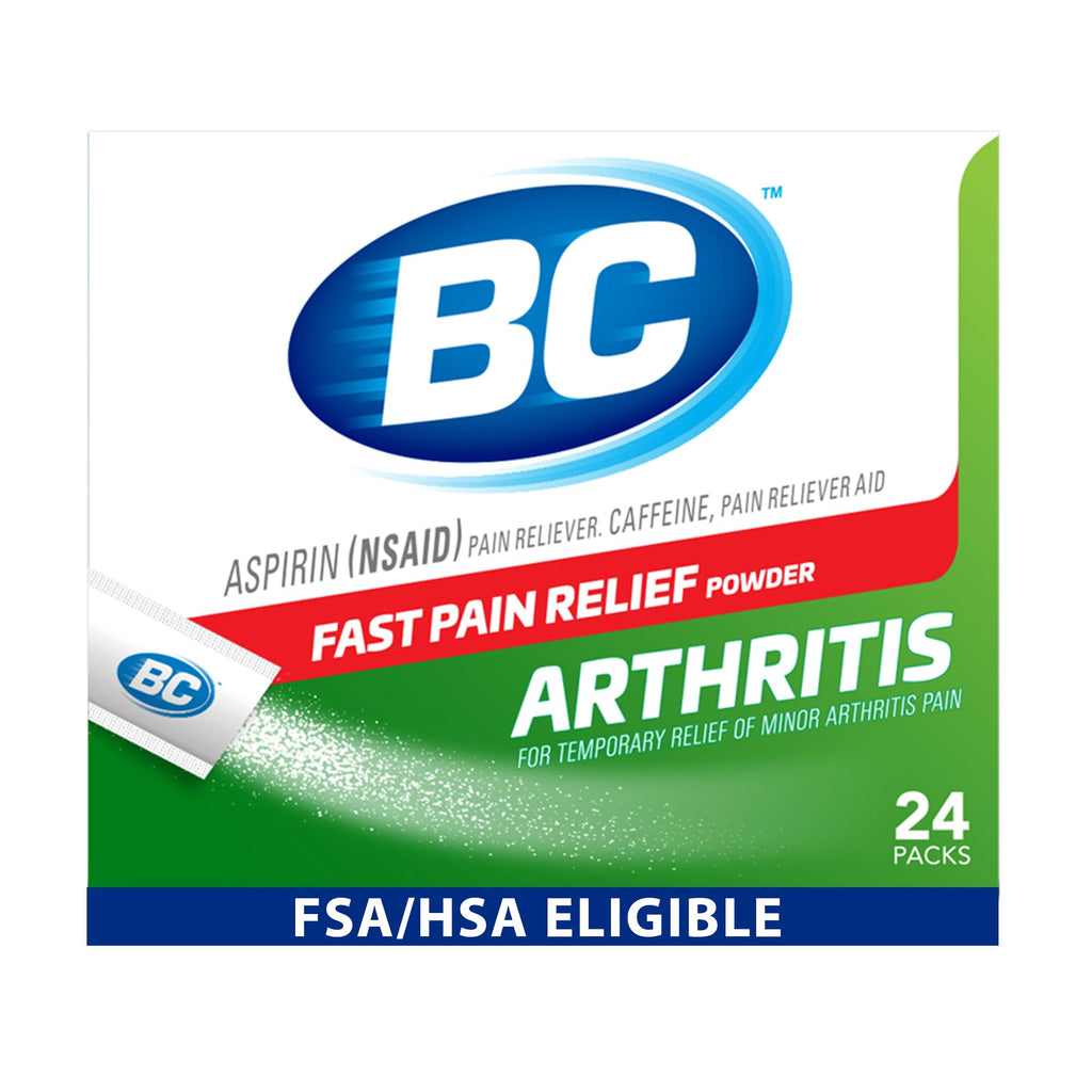 BC Pain Relief Powder, Arthritis Pain, 24 ct (Pack of 1) BC Au supplements