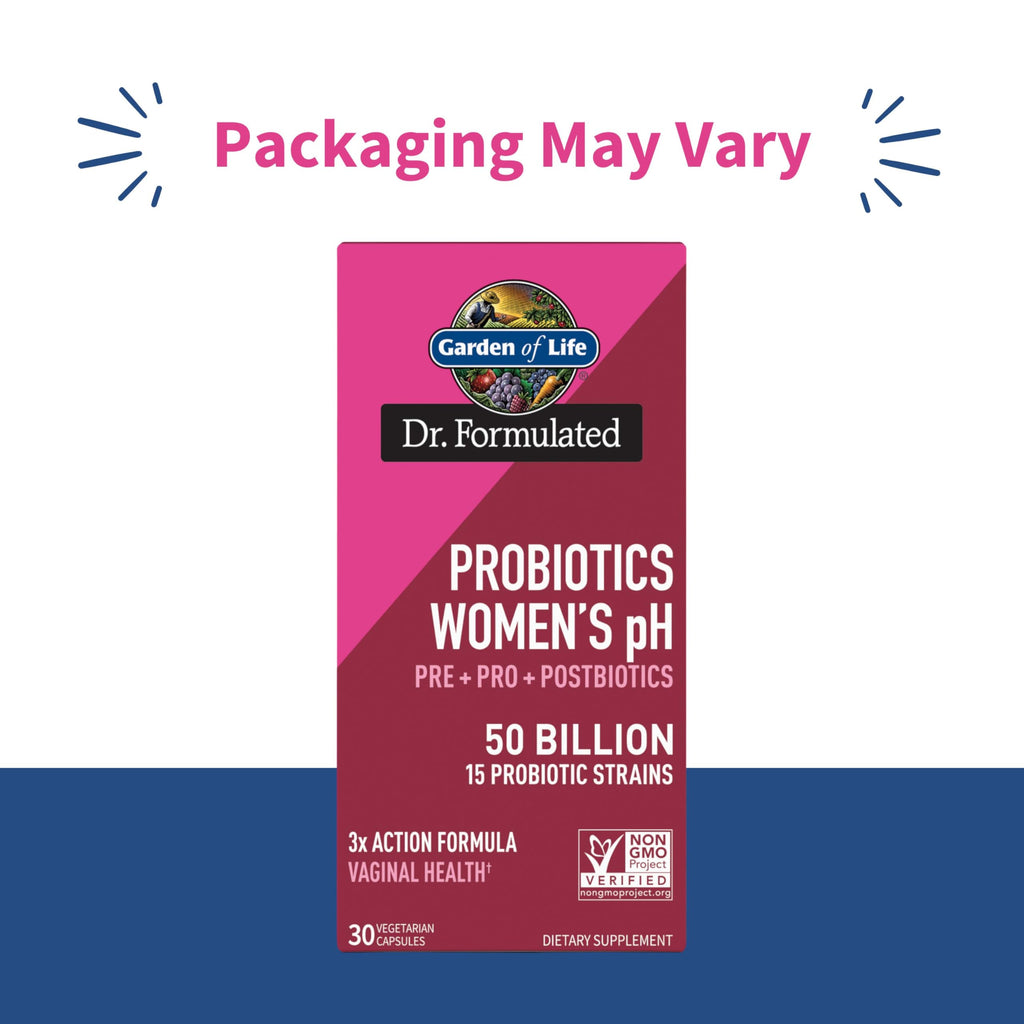 Garden of Life Dr Formulated Once Daily 3-in-1 Complete Prebiotics, Postbiotics & Probiotics for Women, PRE + PRO + POSTBIOTIC Supplement for Women’s Digestive, Immune & Vaginal Health, 30 Day Supply Garden of Life Au supplements