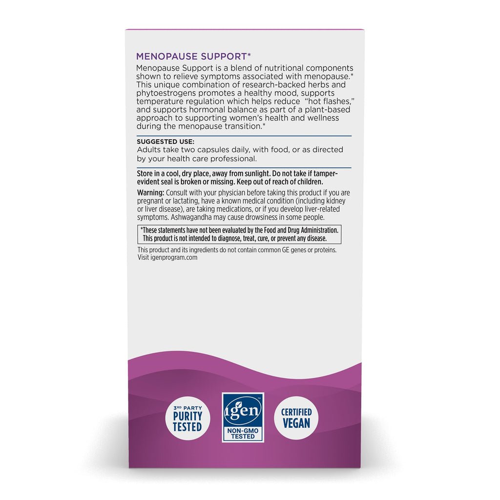 Nordic Naturals Menopause Support -Unflavored - 60 Capsules - Women’s Hormone-Support Supplement for Menopause, Mood Balance & Hot-Flash Support - Plant-Based Herbs and Phytoestrogens - 30 Servings Nordic Naturals Au supplements