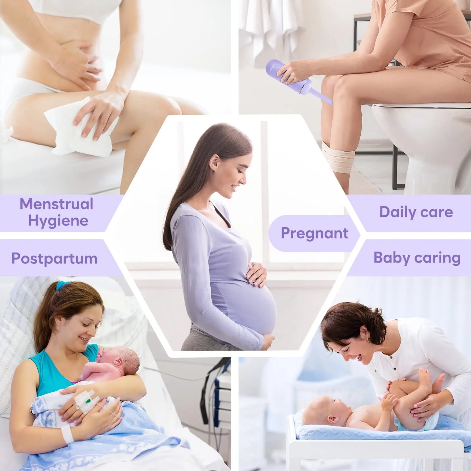 Portable Peri Bottle for Postpartum & Perineal Care: Easy@Home Handheld Bidet Perfect for Personal Easy@Home Au supplements