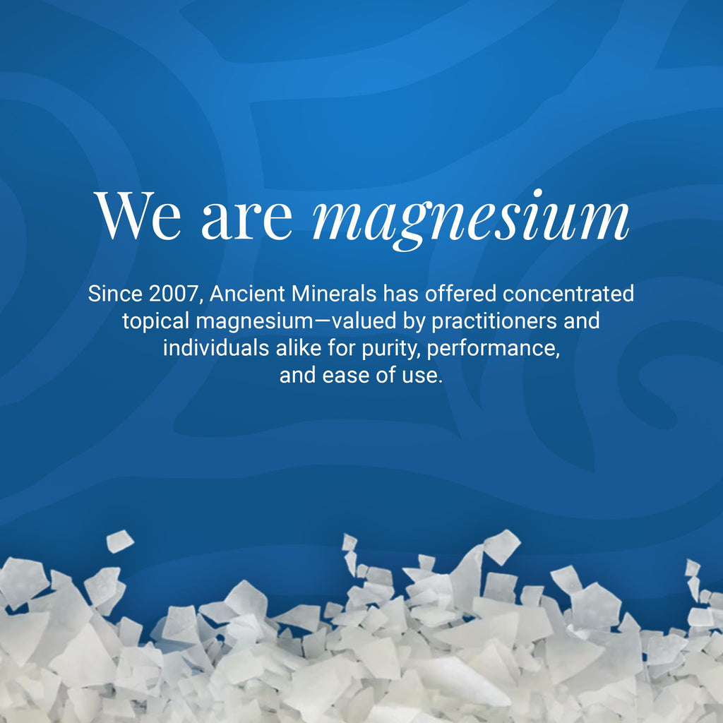 Ancient Minerals Magnesium Bath Flakes Ultra with OptiMSM – Pure Zechstein Magnesium Chloride and Organic Sulfur Bath Salts,