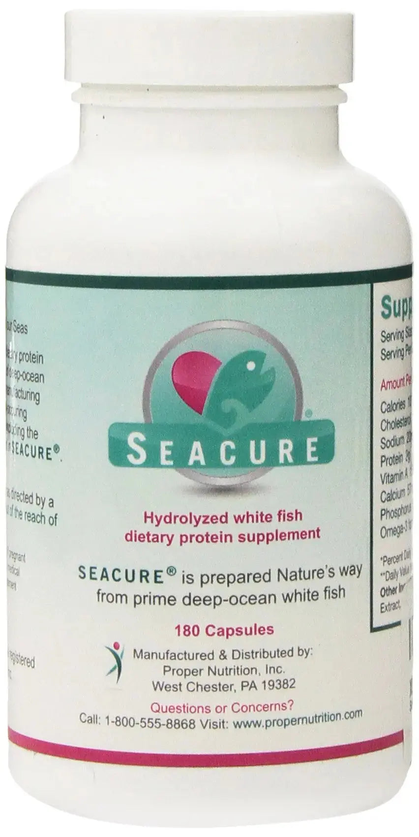 Seacure 180 Capsules Proper Nutrition Au supplements