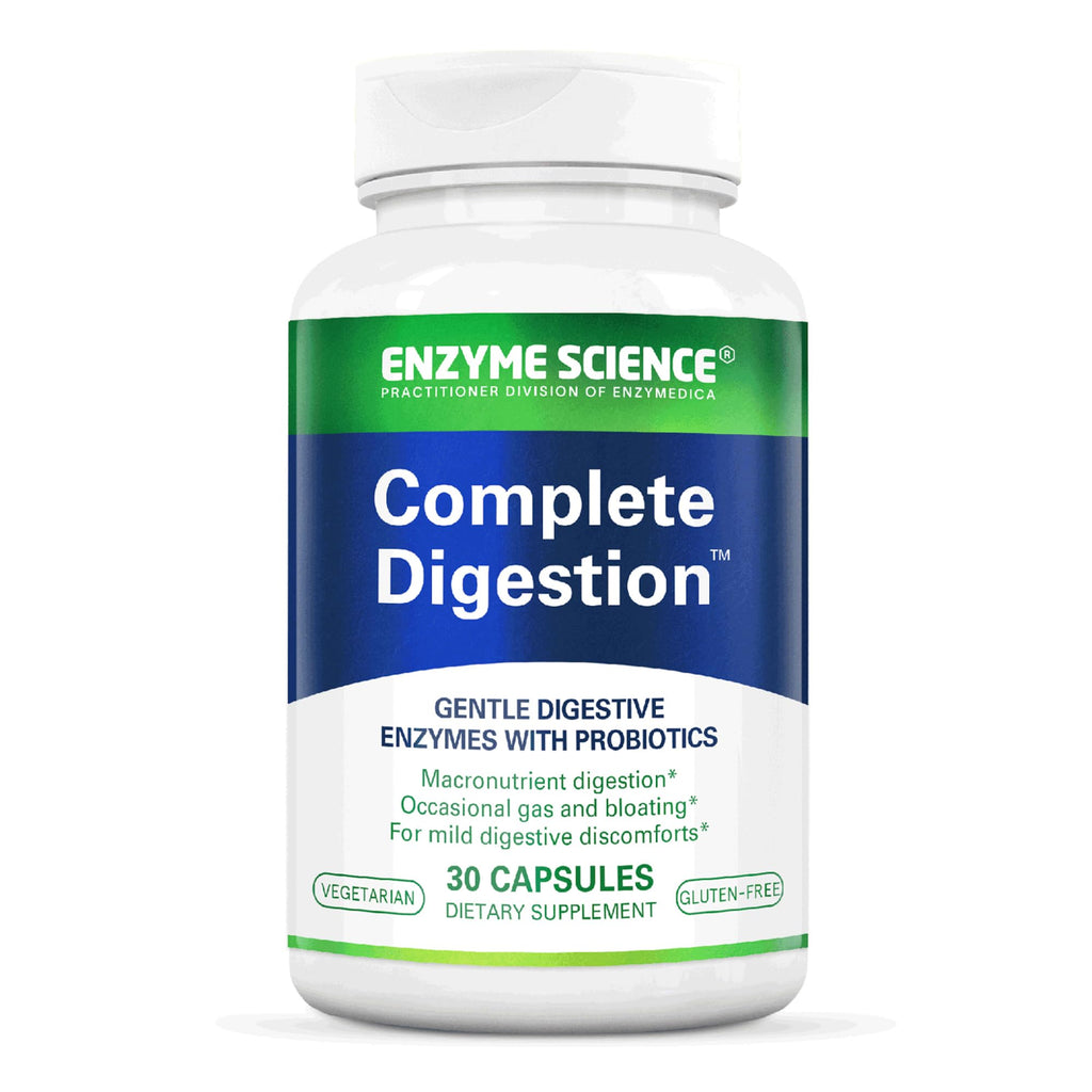 Enzyme Science Complete Digestion - Digestive enzymes for women and for men with probiotics - 3-in1 Gut Health Support for Digestion - Digestive health