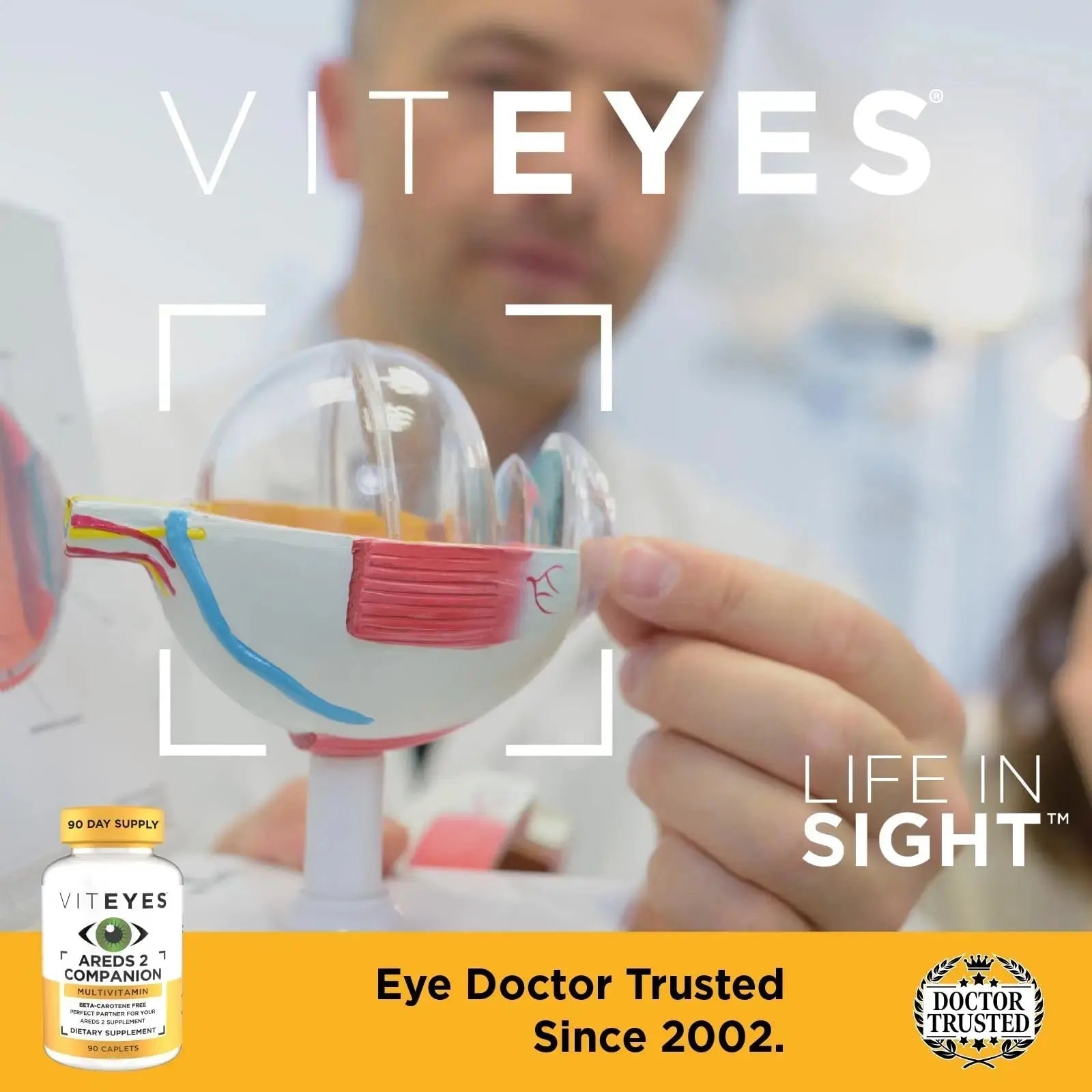 Viteyes Classic AREDS 2 Companion Beta-Carotene Free Multivitamin Supplement, Comprehensive Multivitamin Formula Viteyes Au supplements