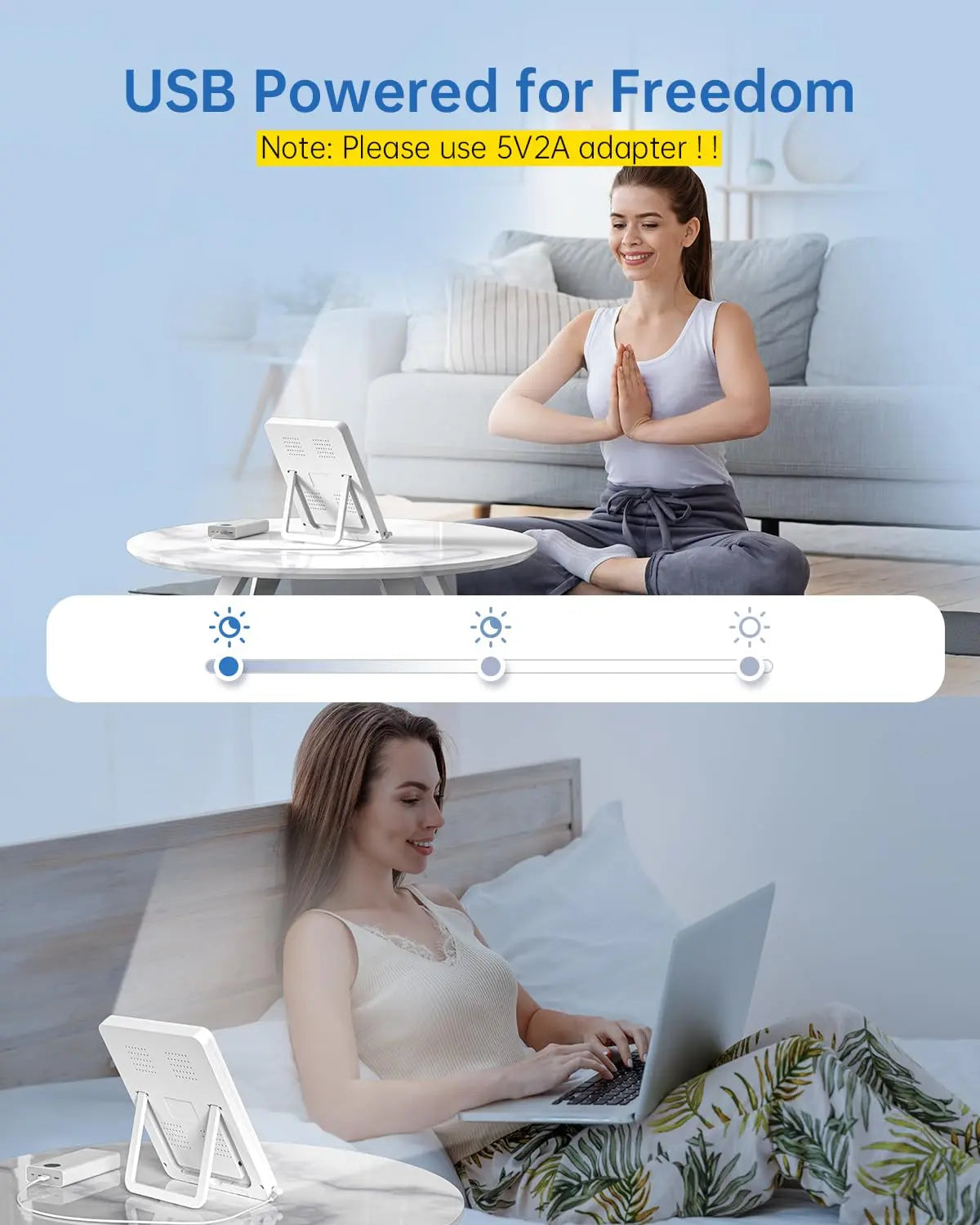 SUXIO Light Therapy Lamp - 10000 Lux Therapy Light, 3 Timing & Mode Happy Lamp SUXIO Au supplements