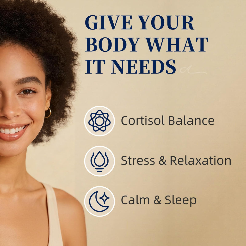 Alliwise Cortisol Supplements for Women and Men with Magnesium, Ashwagandha,L-Theanine,Chamomile & PS,High Cortisol Reducer, Manager, Detox, Lower for Mood,Focus,Sleep,Non-Drowsy,No Melatonin Alliwise Au supplements