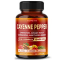 AUMETO Cayenne Pepper 15,400mg Ultra Complex with Cinnamon, Ginger Root, Cardamom AUMETO Au supplements