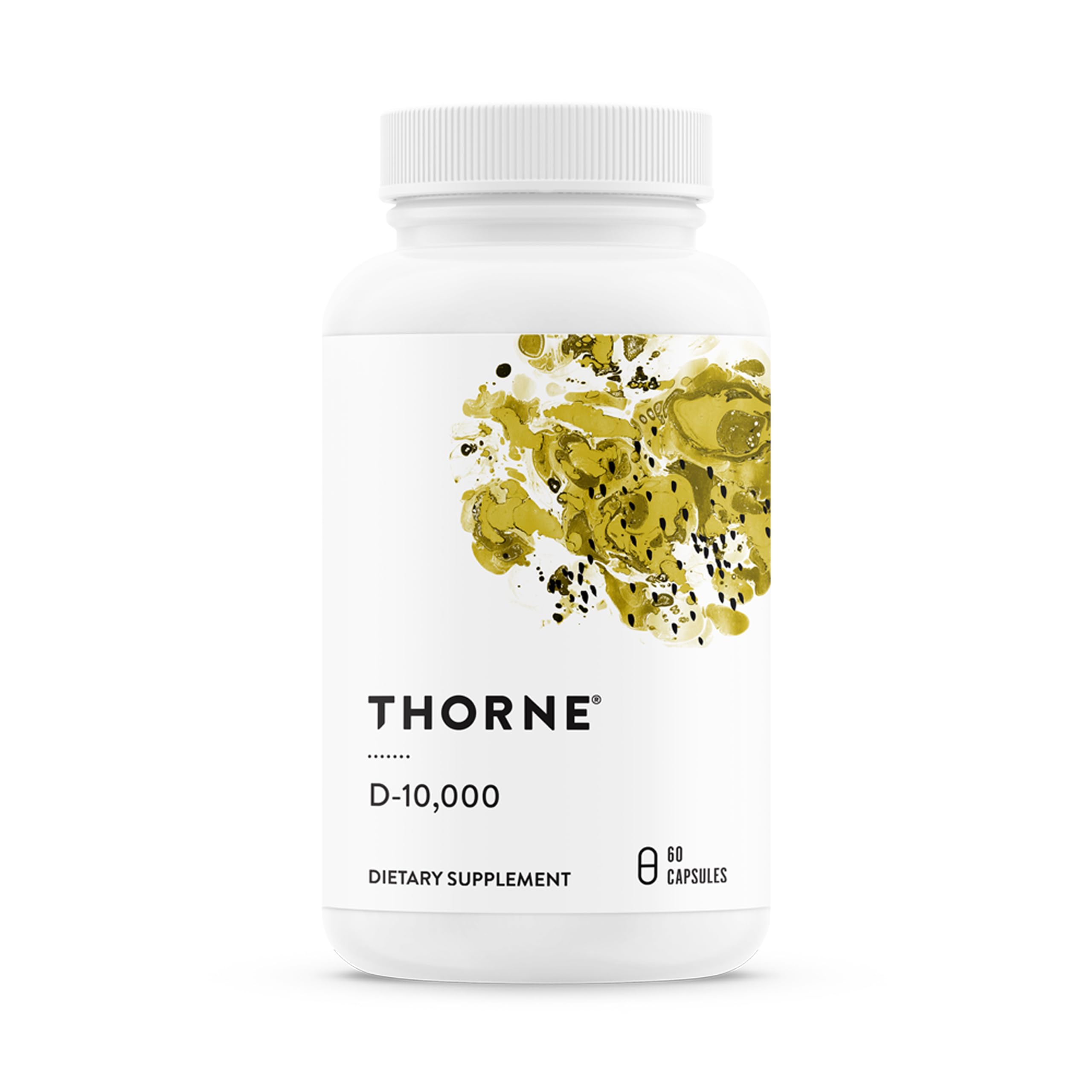 THORNE - Vitamin D3 Supplement - Supports Healthy Bones, Teeth, Muscles, Cardiovascular & Immune Function* - Gluten, Dairy & Soy-Free - 10,000 IU - 60 Servings THORNE Au supplements