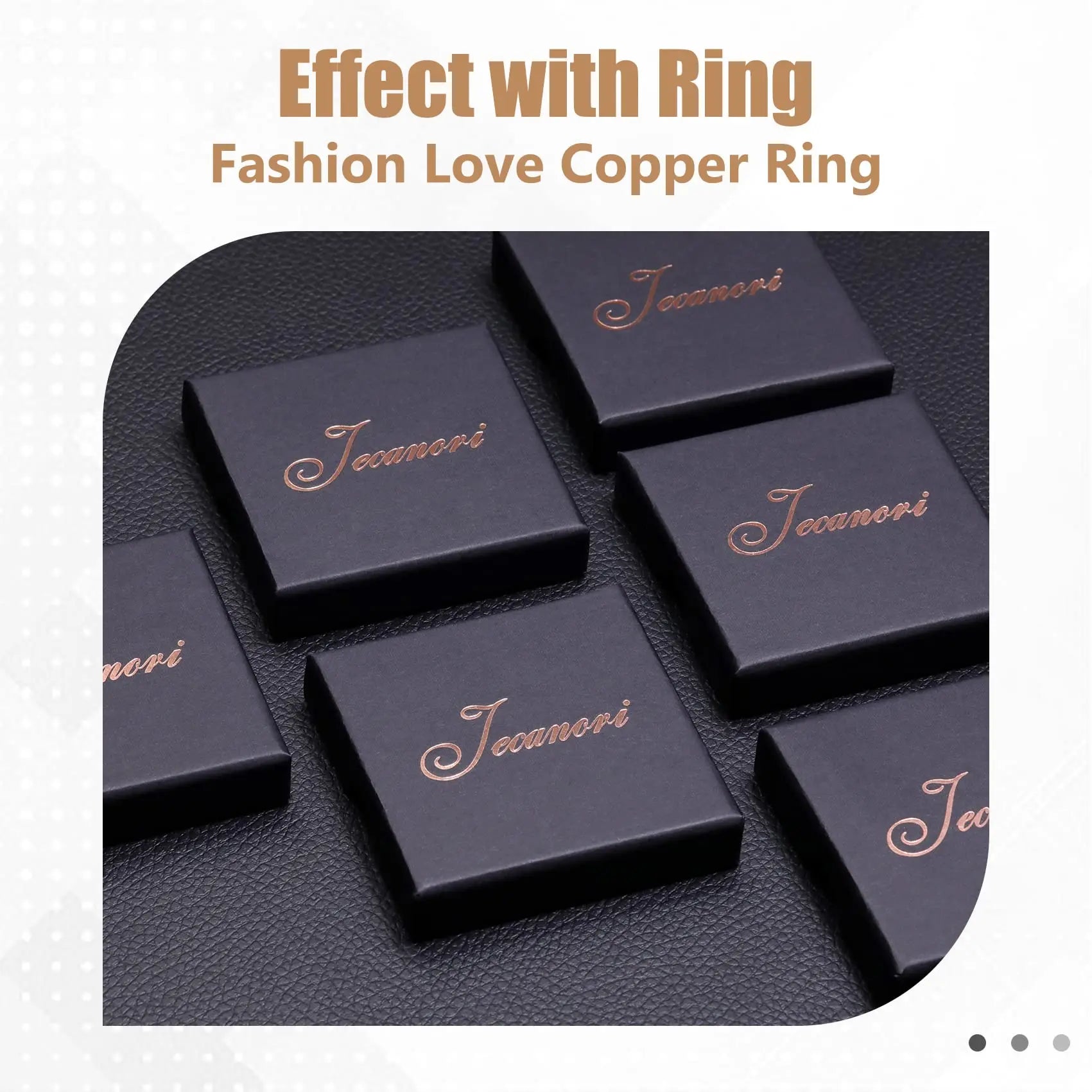Jecanori Copper Rings for Women,Magnetic Ring Adjustable Love Heart Copper Rings Jecanori Au supplements