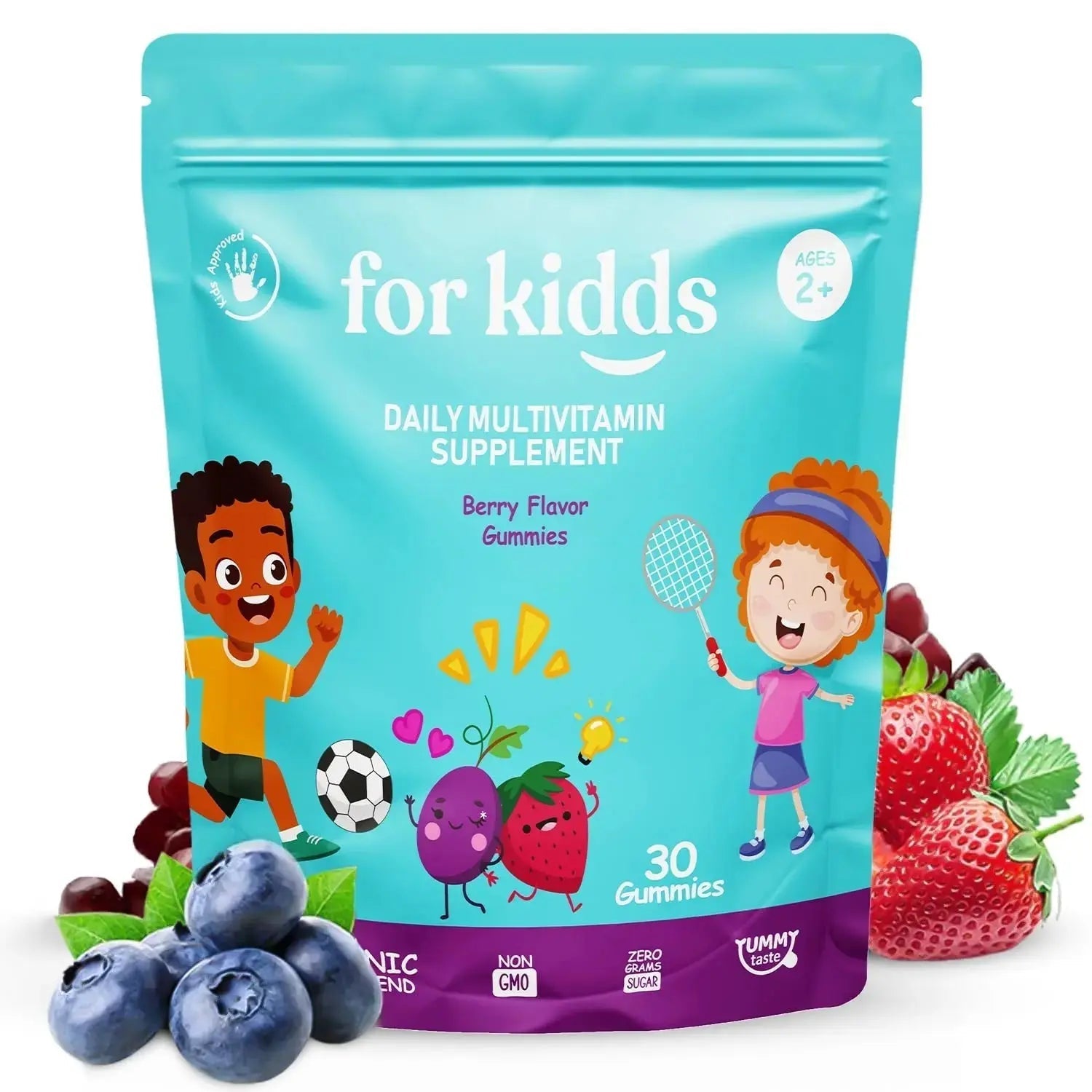 ZettoA Daily Multivitamins for Kids Ages 2+, Berry Gummies with 11 Essential Vitamins & Minerals for Immune Support ZettoA Au supplements