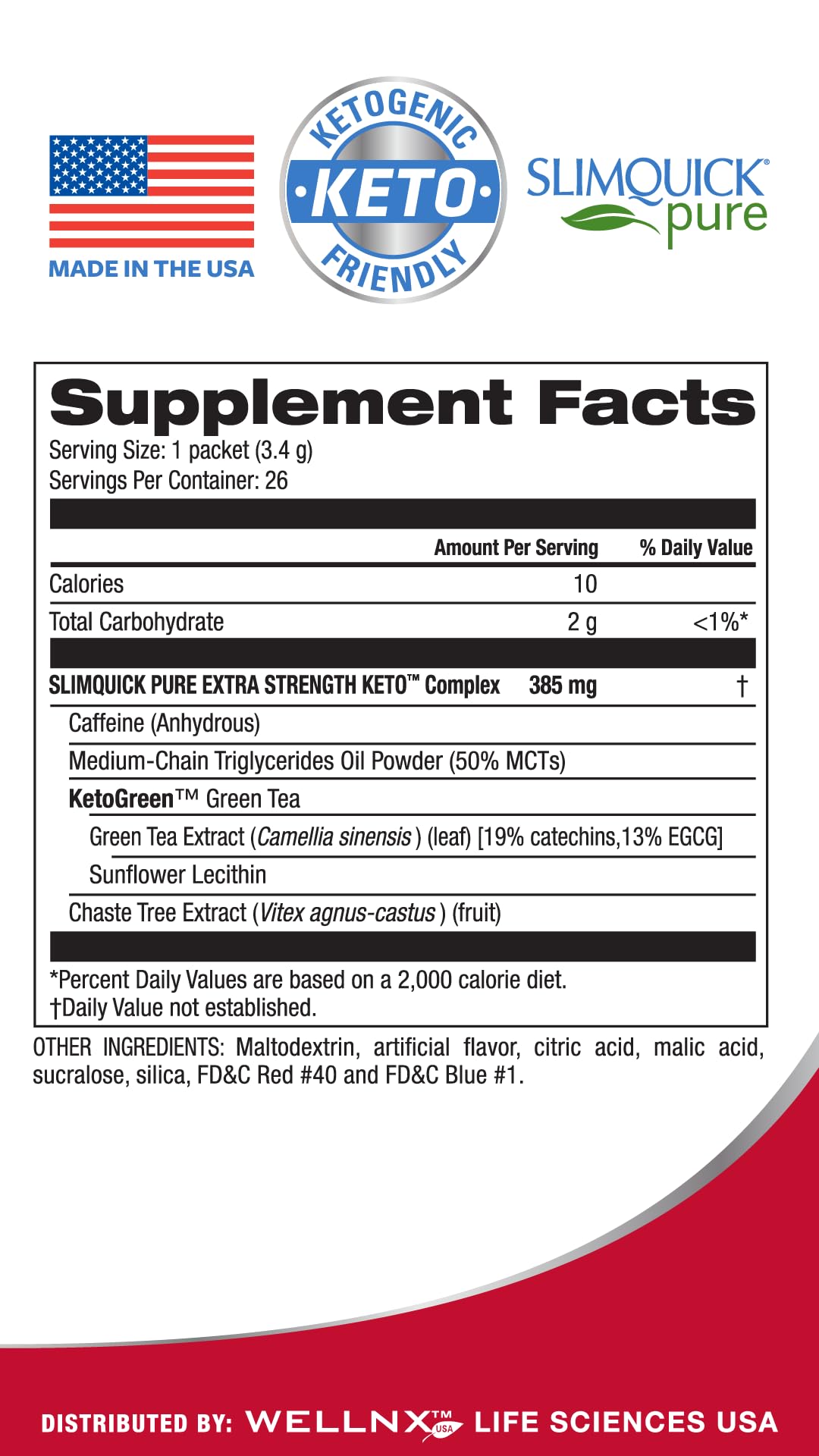 Slimquick Pure 3x Extra Strength Mixed Berry Drink Mix for Women to Help Achieve , 26 Count
