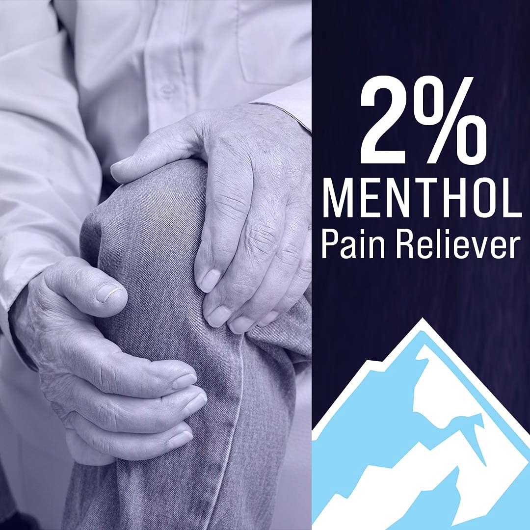 Mineral Ice Original Therapeutic Menthol Pain Relief Gel. Greaseless with "Deepcold" Pain Reliever. Provides Cooling & Penetrating Relief for Arthritis, Simple Backache, Strains & Sprains (8 Ounce) Mineral Ice Au supplements