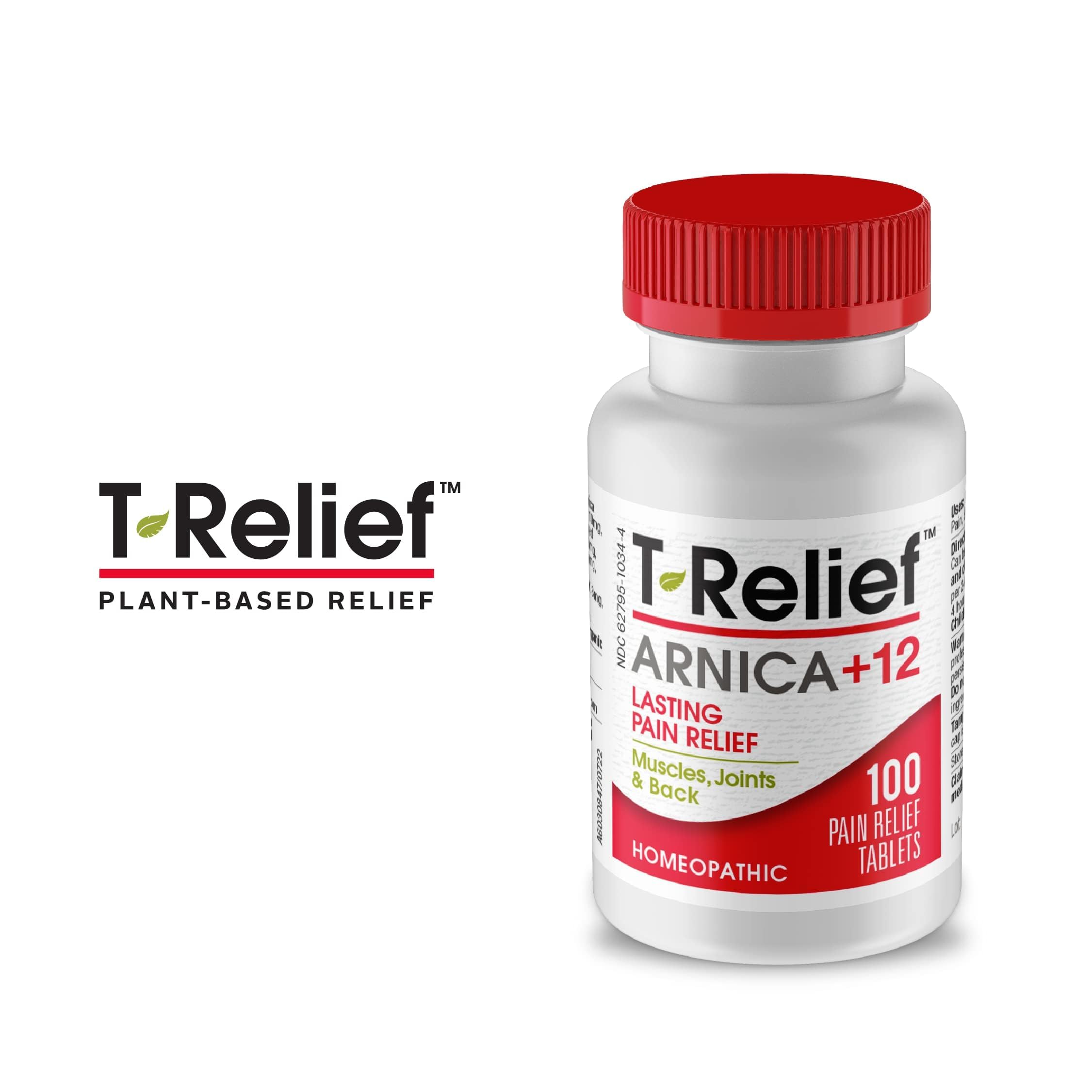 MediNatura T-Relief Arnica +12 Natural Actives - Whole Body Fast-Acting Formula for Women & Men - 100 Tablets MediNatura Au supplements