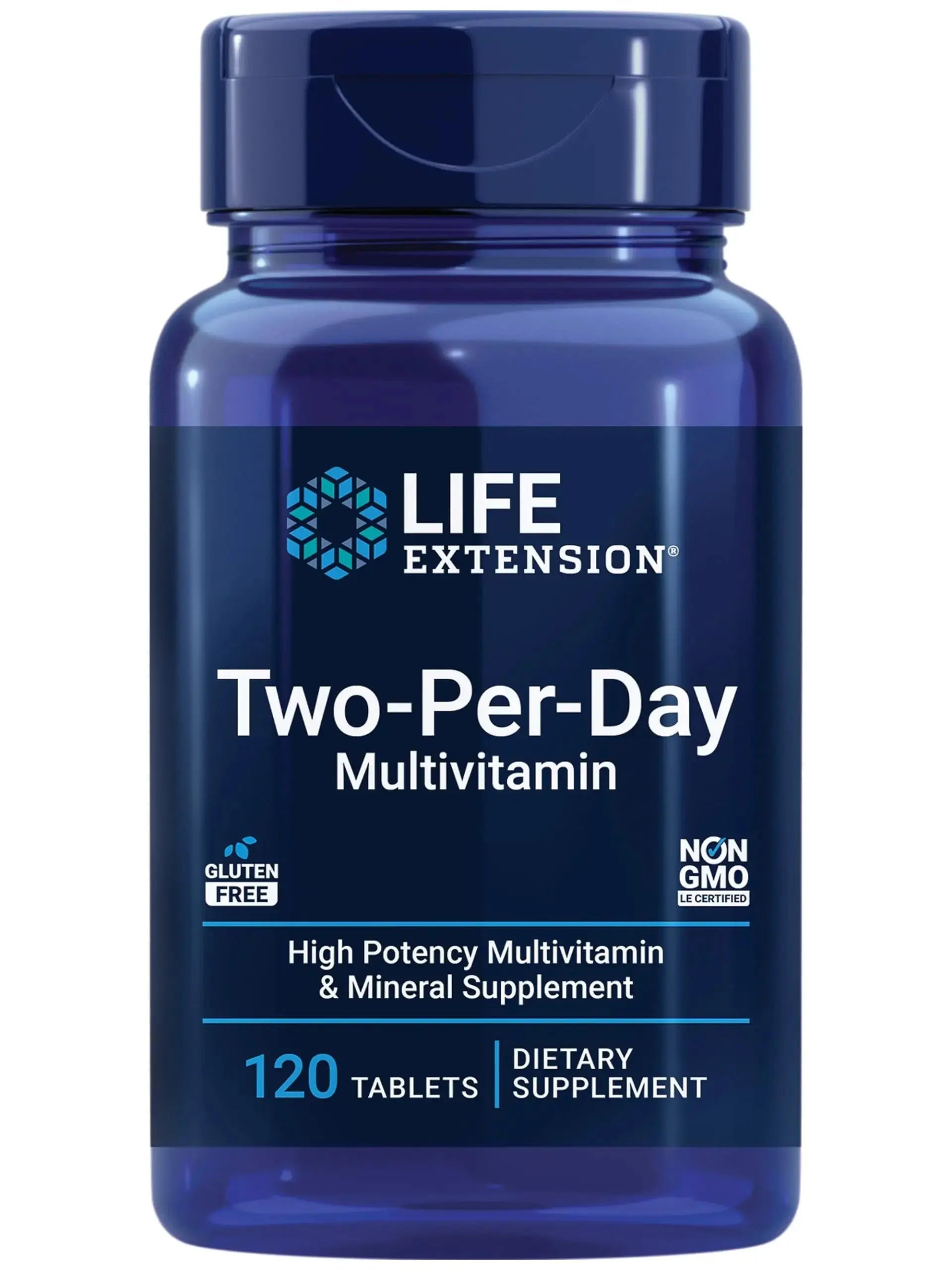Life Extension Two-Per-Day 120 Tablet Multi-Vitamin & 60 Capsule Optimized Ashwagandha Stress Relief Supplement Bundle Life Extension Au supplements