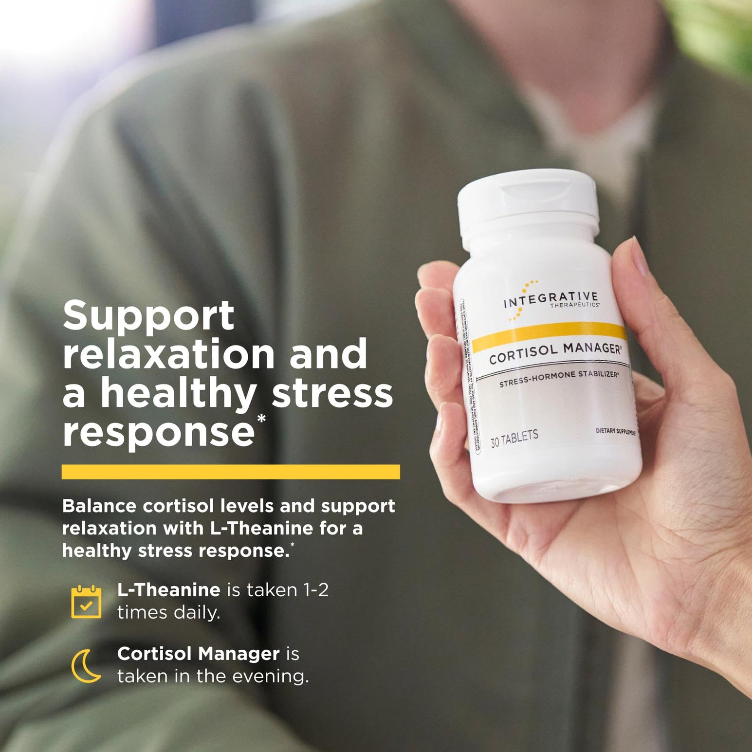 Integrative Therapeutics Cortisol Manager & L-Theanine Integrative Therapeutics Au supplements
