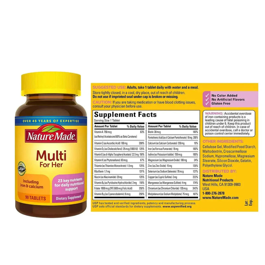Nm Essential Woman Multi Size 90ct Nature Made Au supplements