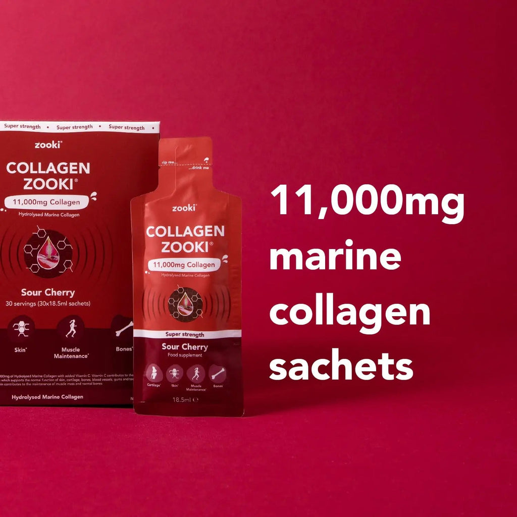 Zooki 11,000mg Super Strength Marine Collagen Liquid Sachets | Hydrolysed Marine Collagen Peptides Zooki Au supplements