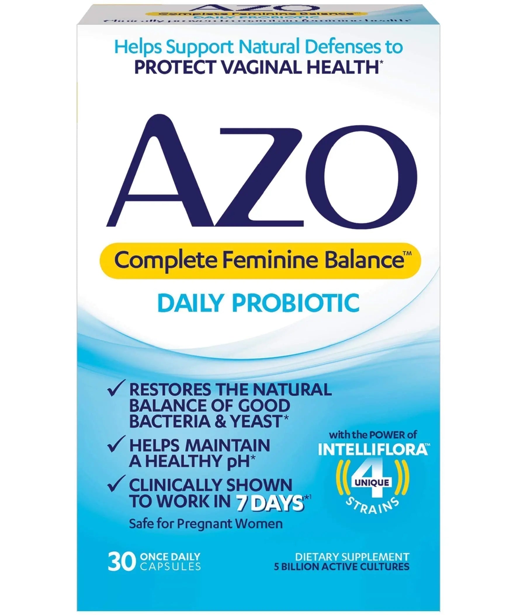 AZO Complete Feminine Balance Daily Probiotics for Women, Clinically Proven & D Mannose Urinary AZO Au supplements