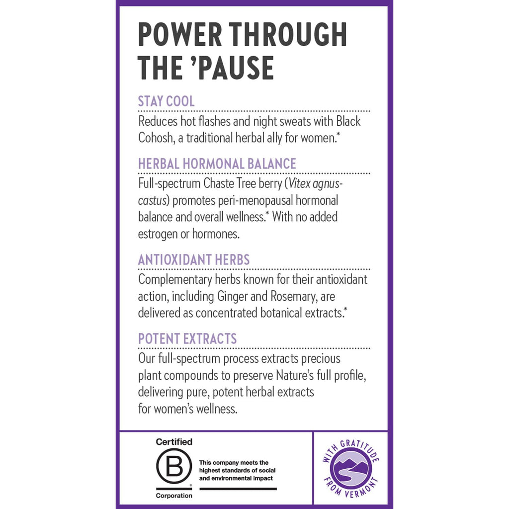 New Chapter Menopause Supplement - Estrotone Herbal Hormone Balance for Women in Perimenopause, with Black Cohosh for Hot Flash Relief & to Reduce Night Sweats + Vitex, No Added Hormones - 30 ct New Chapter Au supplements