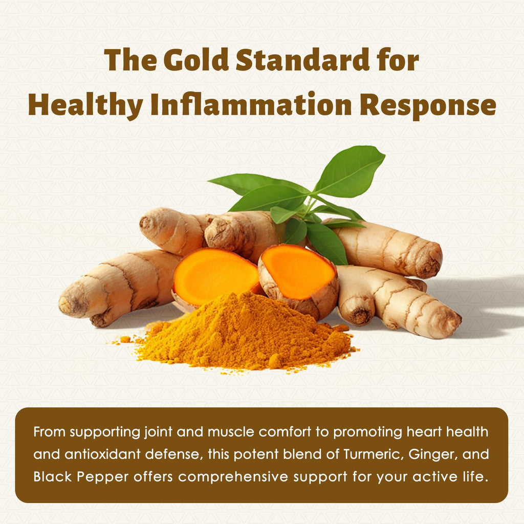 DR. Crown Turmeric Curcumin Supplement 1,500mg, 95% Standardized Curcuminoid with Ginger, MCT Oil, & Black Pepper for Better Absorption, for Antioxidant & Joint Support, 120 Capsules DR. CROWN Au supplements