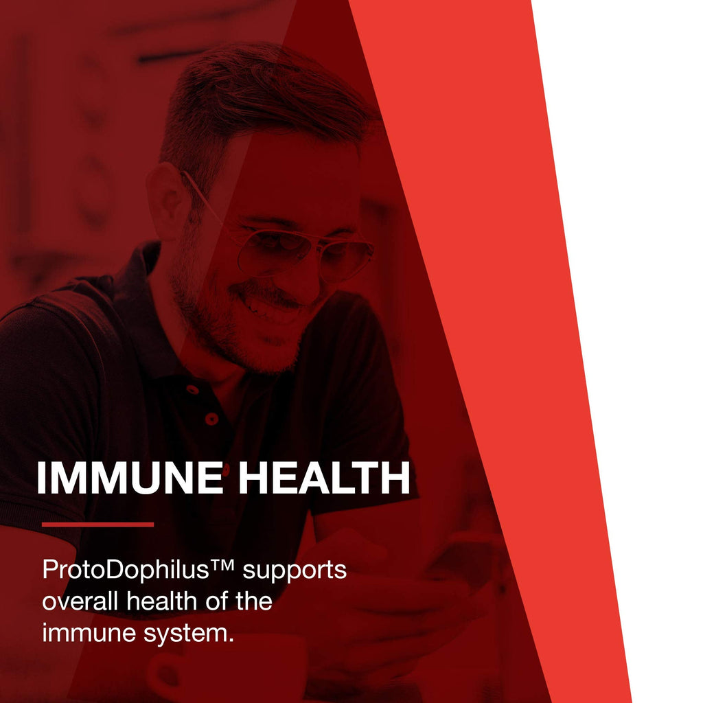 PROTOCOL FOR LIFE BALANCE Proto Dophilus 100 Billion 10 Strains - Support Digestive Gut Health Immune System & Detox - Dairy, Wheat, Soy & Gluten Free - Vegan & Nut Free - 30 Veg Capsules