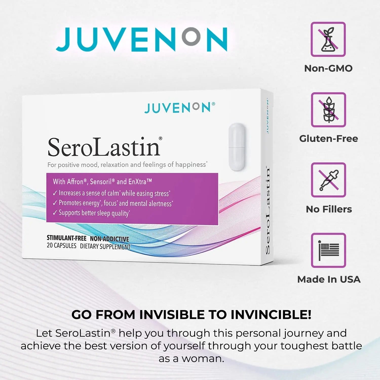 Juvenon Menopause Supplements for Women Mood Support, Hot Flashes Relief, Peri Juvenon Au supplements