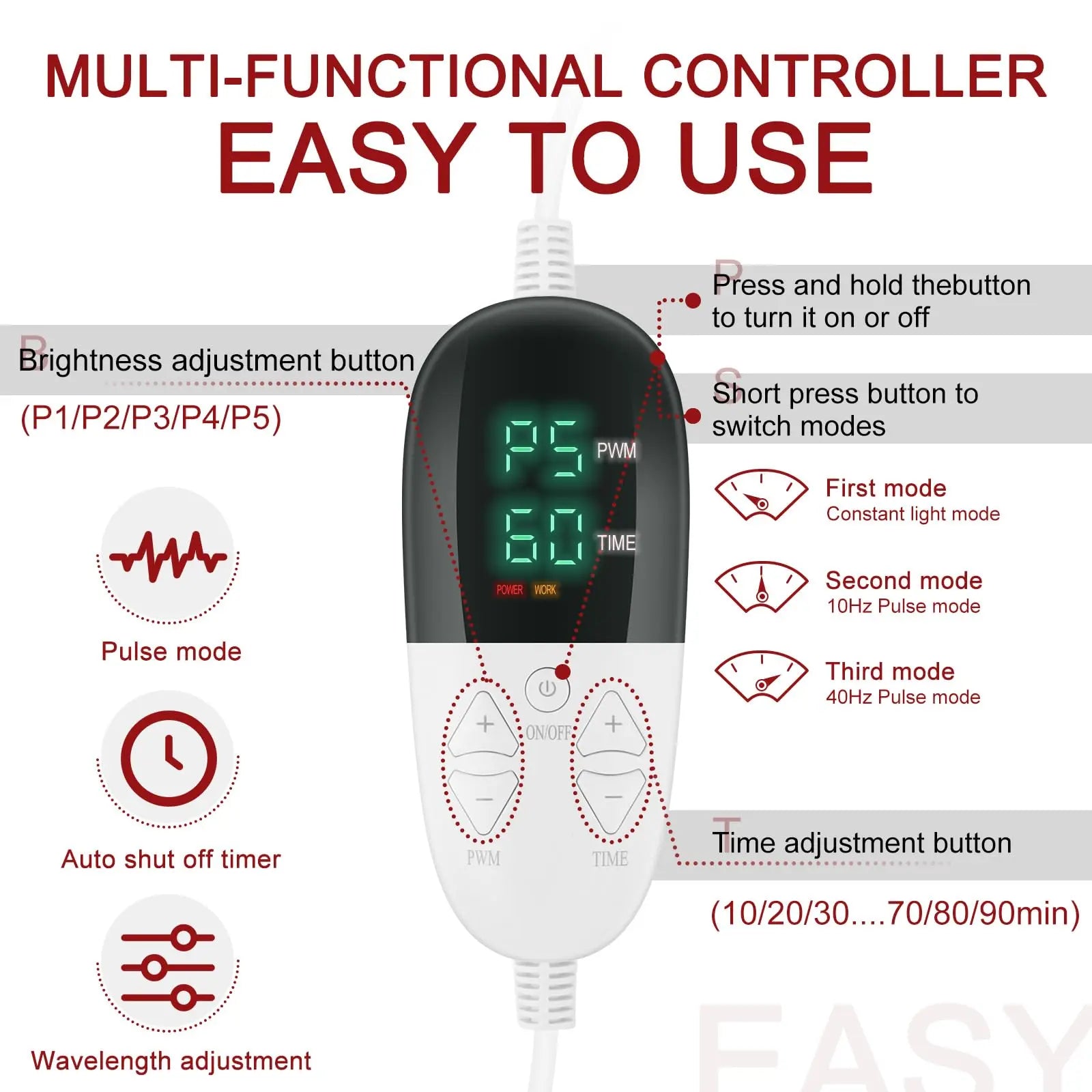 Red Light Therapy Pad 38 * 23.6 in - Red Light Therapy Body, 400 LEDs Using 660nm Red Light Rutollmit Au supplements