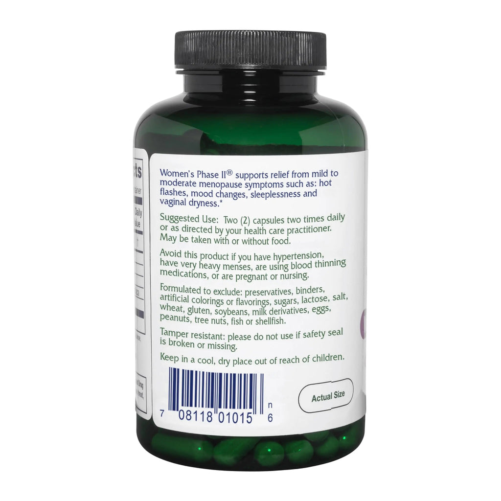 Vitanica Women's Phase II, Menopause Support, Vegan, 90 Capsules Vitanica Au supplements