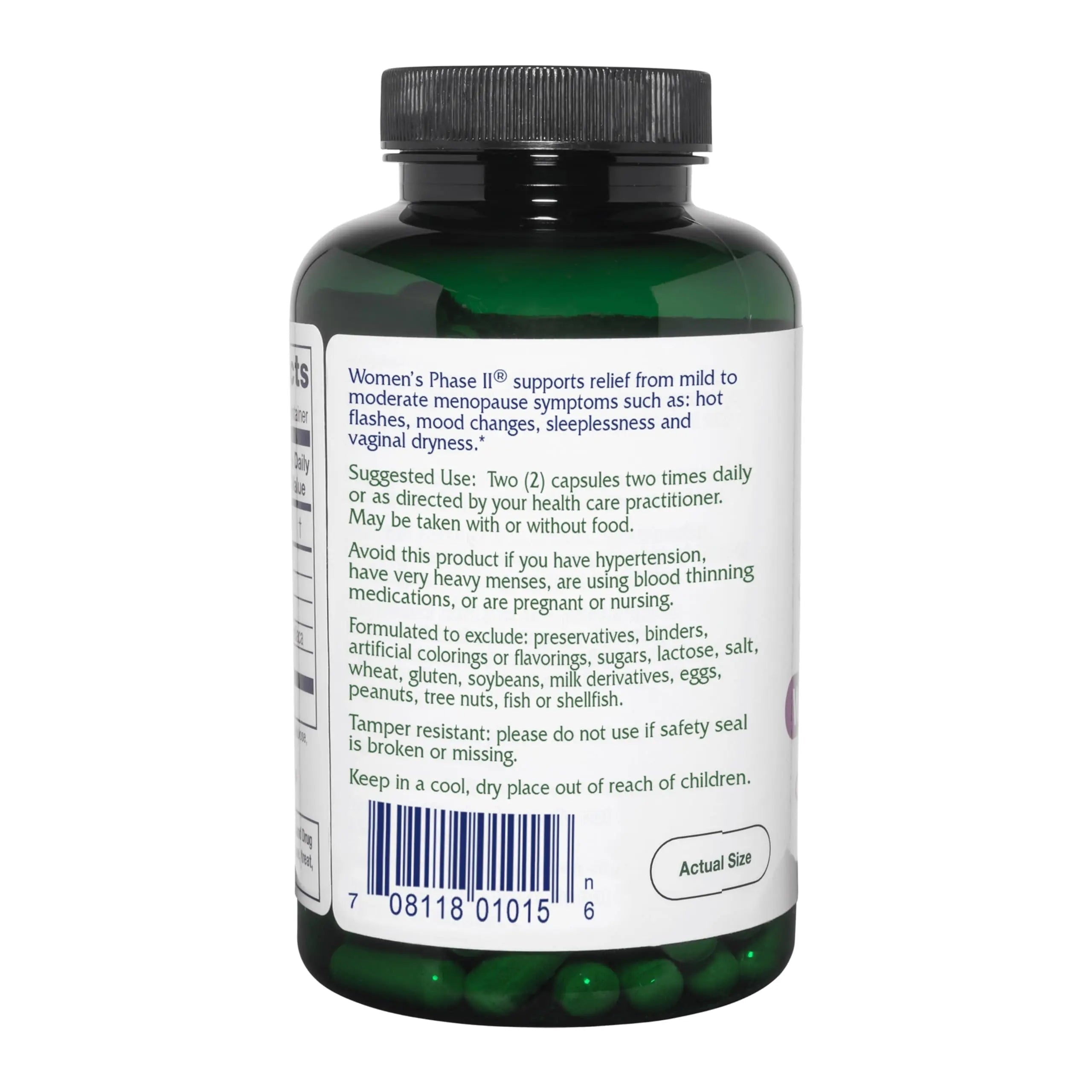 Vitanica Women's Phase II, Menopause Support, Vegan, 90 Capsules Vitanica Au supplements