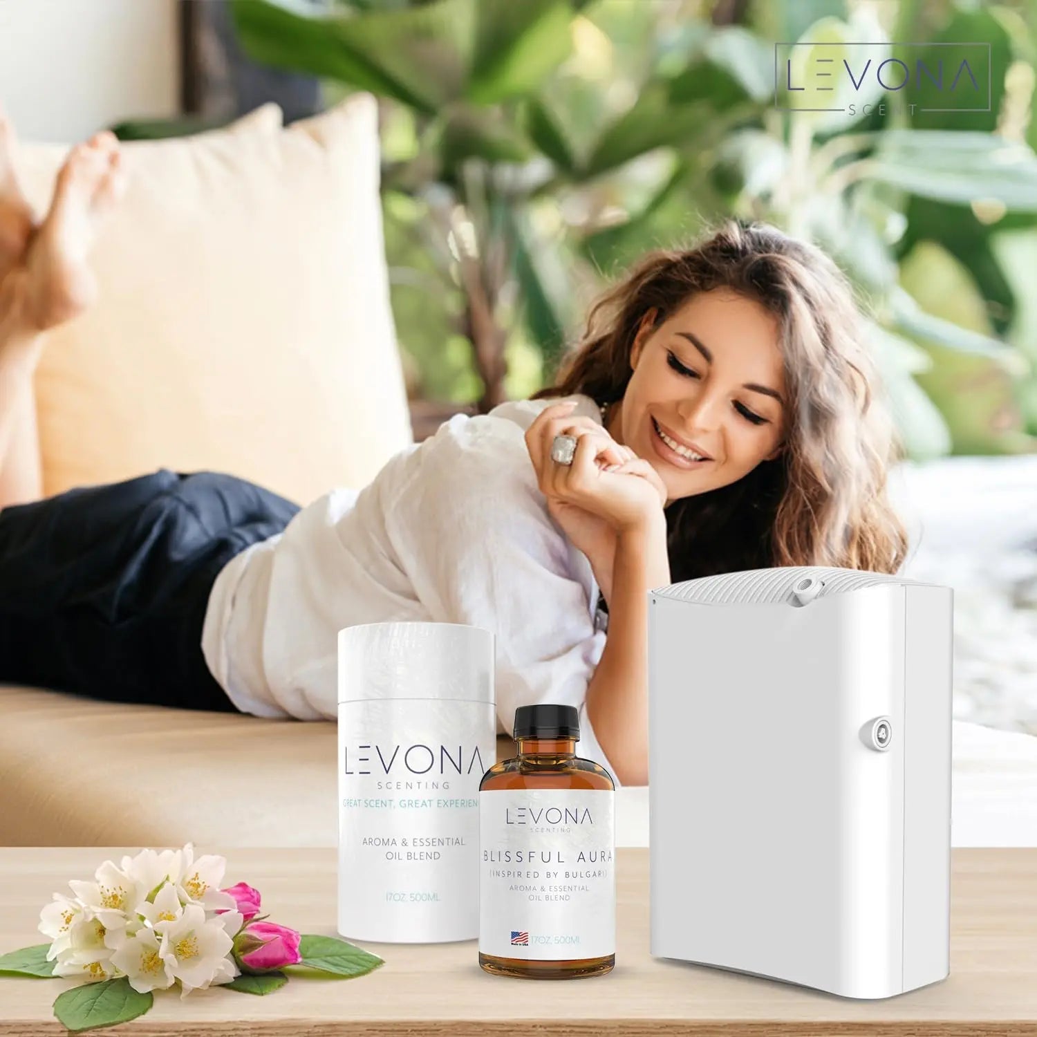 Levona Scent Essential Oils for Diffuser: Blissful Aura Inspired by Bulgari with Notes of Amber LEVONA SCENT Au supplements