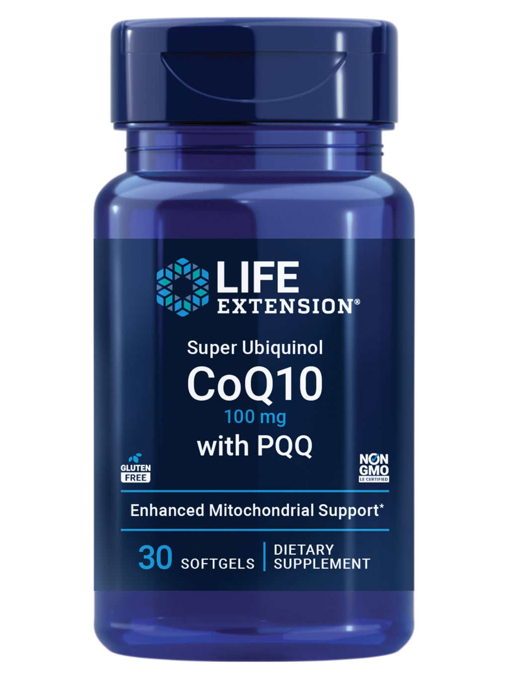 Life Extension Super Ubiquinol CoQ10 with PQQ, coenzyme Q10, pyrroloquinoline Quinone, Heart Health Supplement, Maximum Absorption