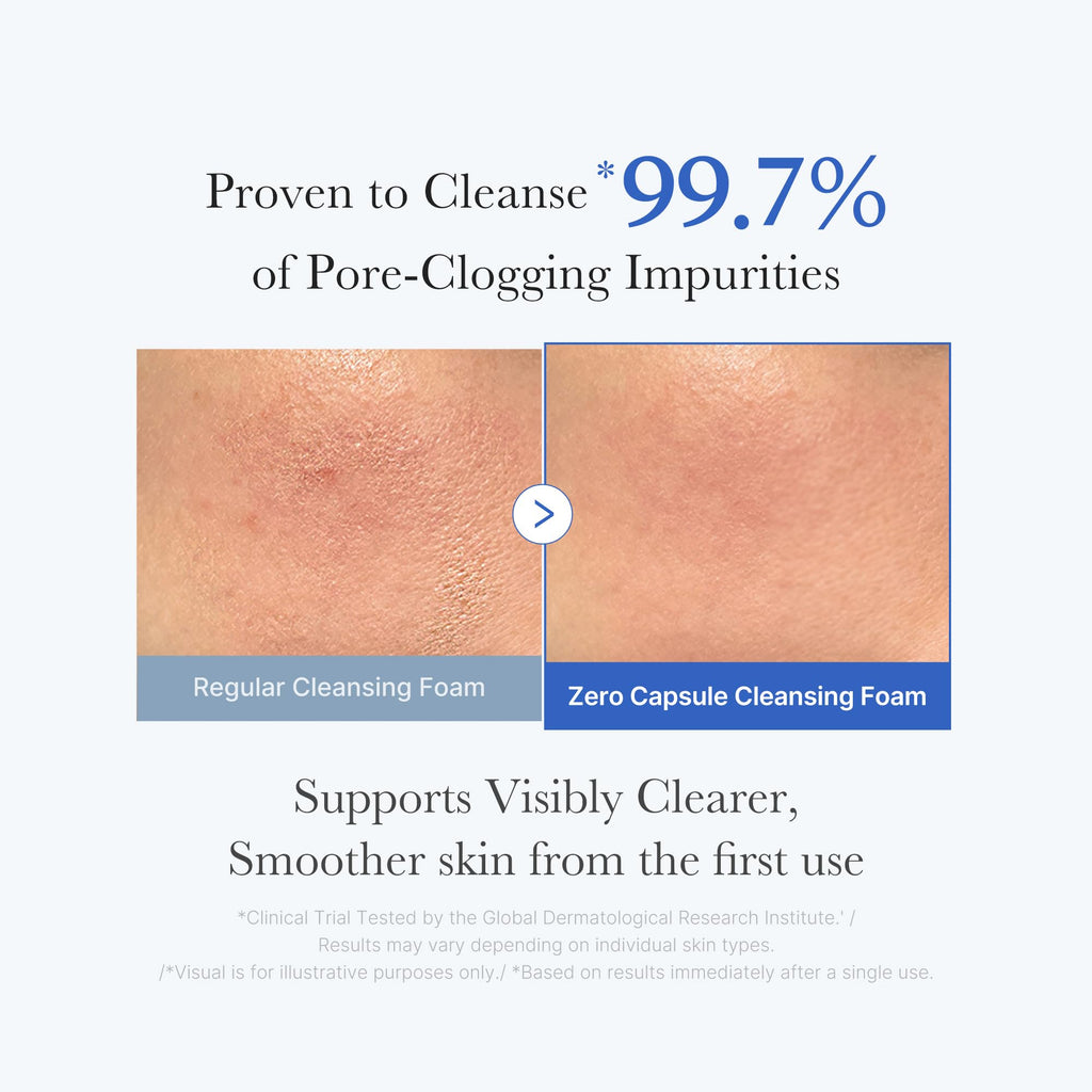 medicube Facial Cleanser Zero Pore Capsule Cleansing Foam | Daily Gentle Cleanser for Skin Texture, Blackhead & Pore Care
