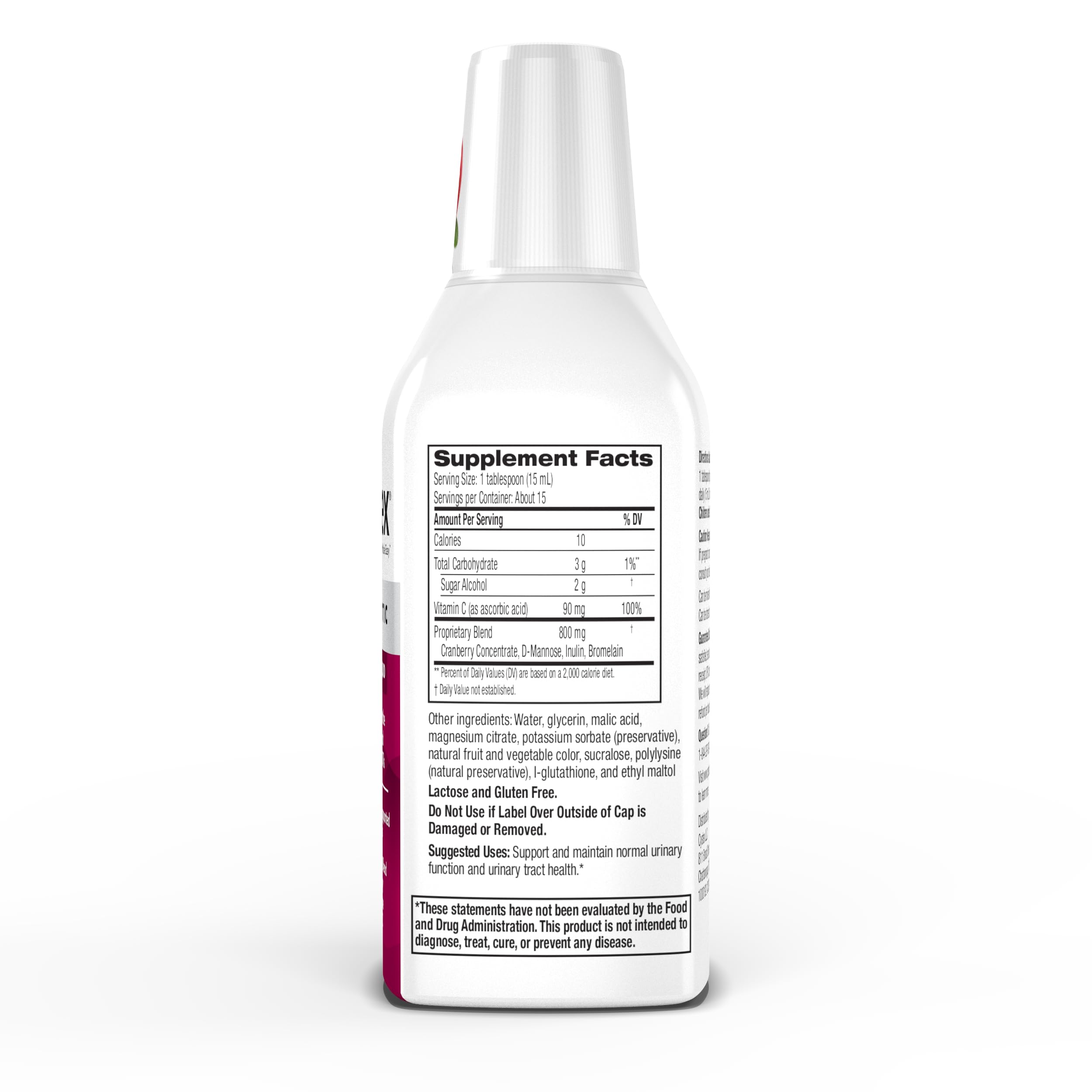 Cystex Urinary Tract Infection Support & Prevention - Cranberry Prebiotic Supplement with D-Mannose & Vitamin C for UTI Protection & Urinary Health Maintenance - 7.6 fl oz (Pack of 1) Cystex Au supplements