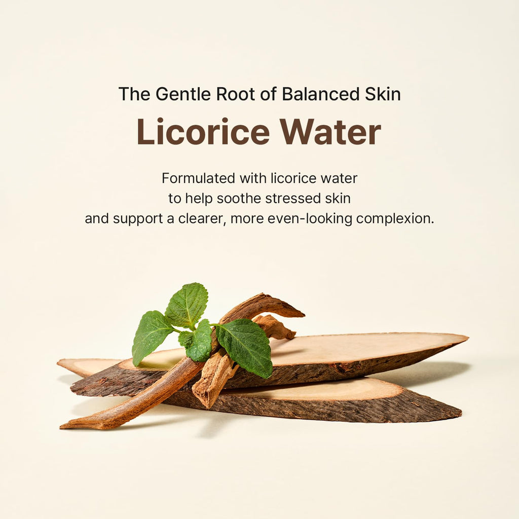 ACWELL Licorice pH 5.5 Balancing Korean Toner and Cleansing 5.07 fl.oz. - Alcohol-Free Hydrating Facial Astringent