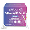 Pelvana D-Mannose UTI Kit for Women – UTI Test Strips & D-Mannose Supplement, At-Home Testing, Maintains Healthy Urinary Tract Balance, Flushes Impurities – 3 Bottles (120 Capsules) + 50 Test Strips Pelvana Au supplements