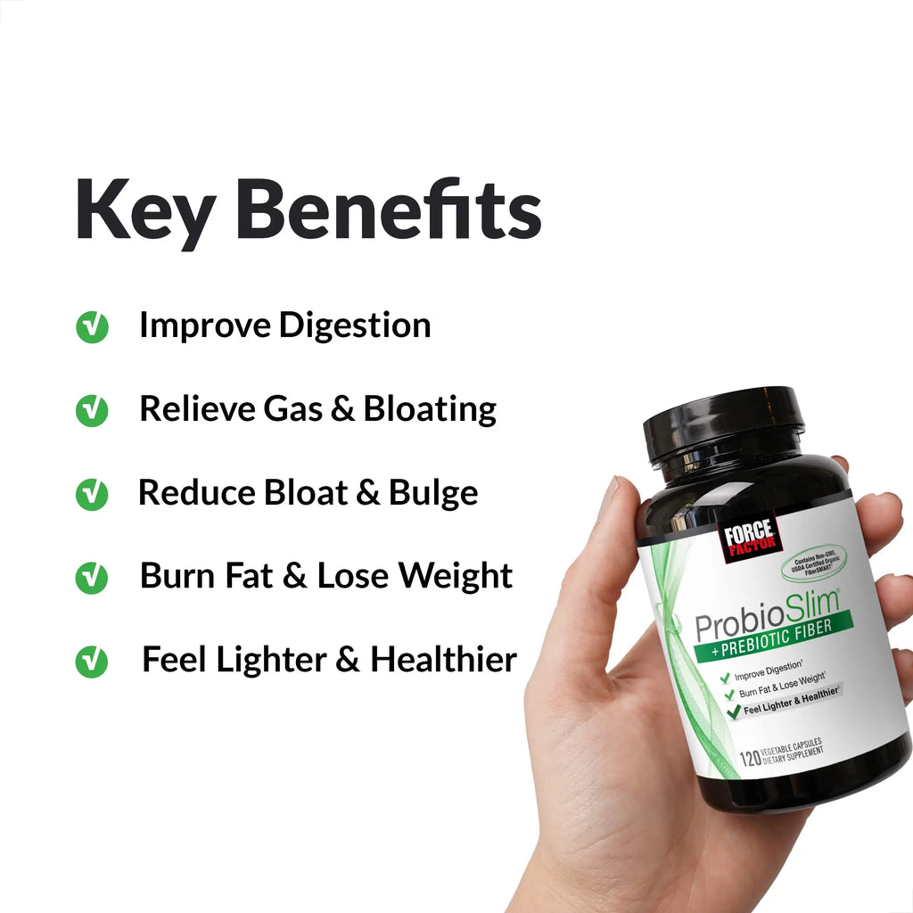 Force Factor ProbioSlim + Prebiotic Fiber Weight Loss Supplement for Women and Men Force Factor Au supplements