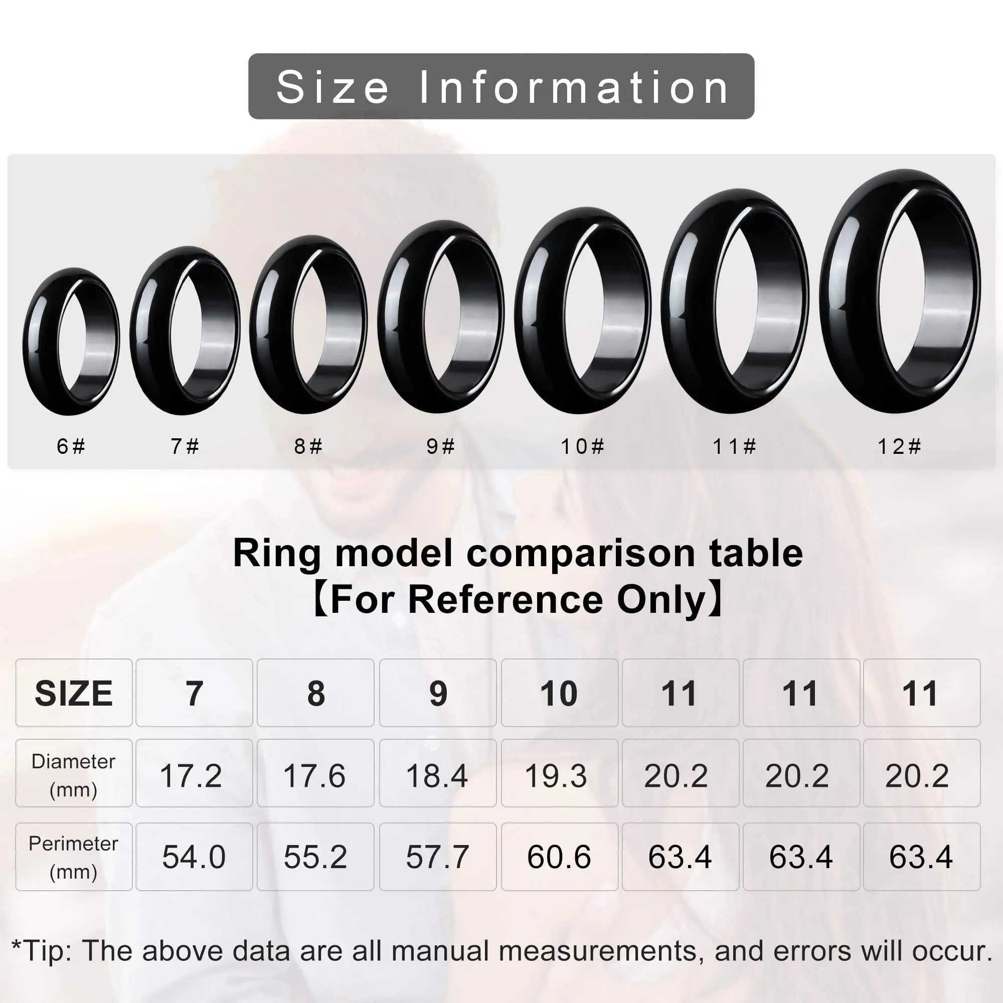 2PCS Genuine Hematite Ring for Women Men Unisex, Black Hematite Stone Ring Anxiety Balance Yhluck Au supplements