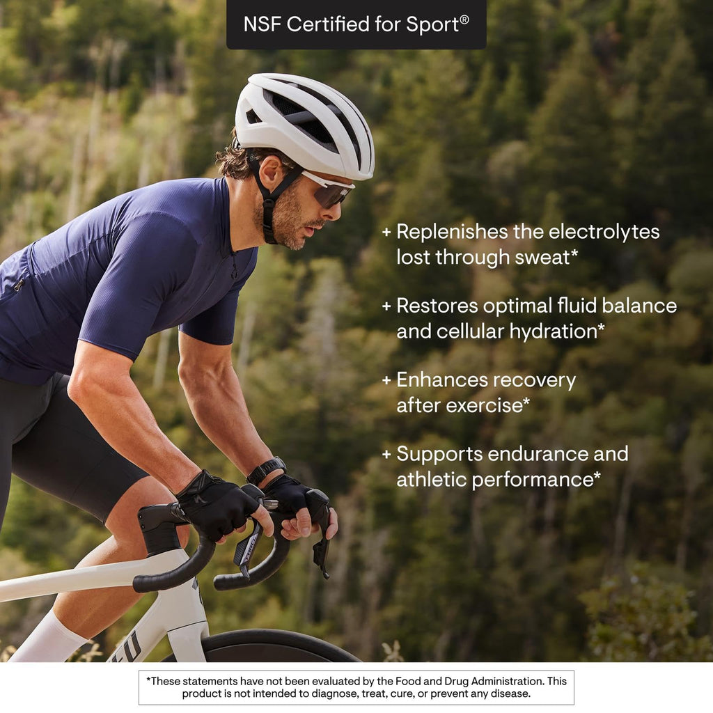 THORNE - Daily Electrolytes - Zero Sugar & Low-Calorie Electrolyte Powder Drink Mix - Flavors Derived from Natural Sources - NSF Certified for Sport - Variety - 30 Stick Packs