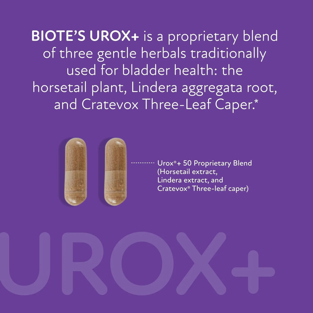 Biote Nutraceuticals - Urox+ - Bladder Health (60 Capsules) Biote Au supplements