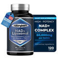 naturgizer+ Liposomal NAD+ Supplement with Resveratrol, TMG & Vitamin B3 | 4-in-1 Healthy Aging & Cellular Energy Support | High Absorption NAD Plus for Men & Women Over 40 | 120 Capsules naturgizer+ Au supplements