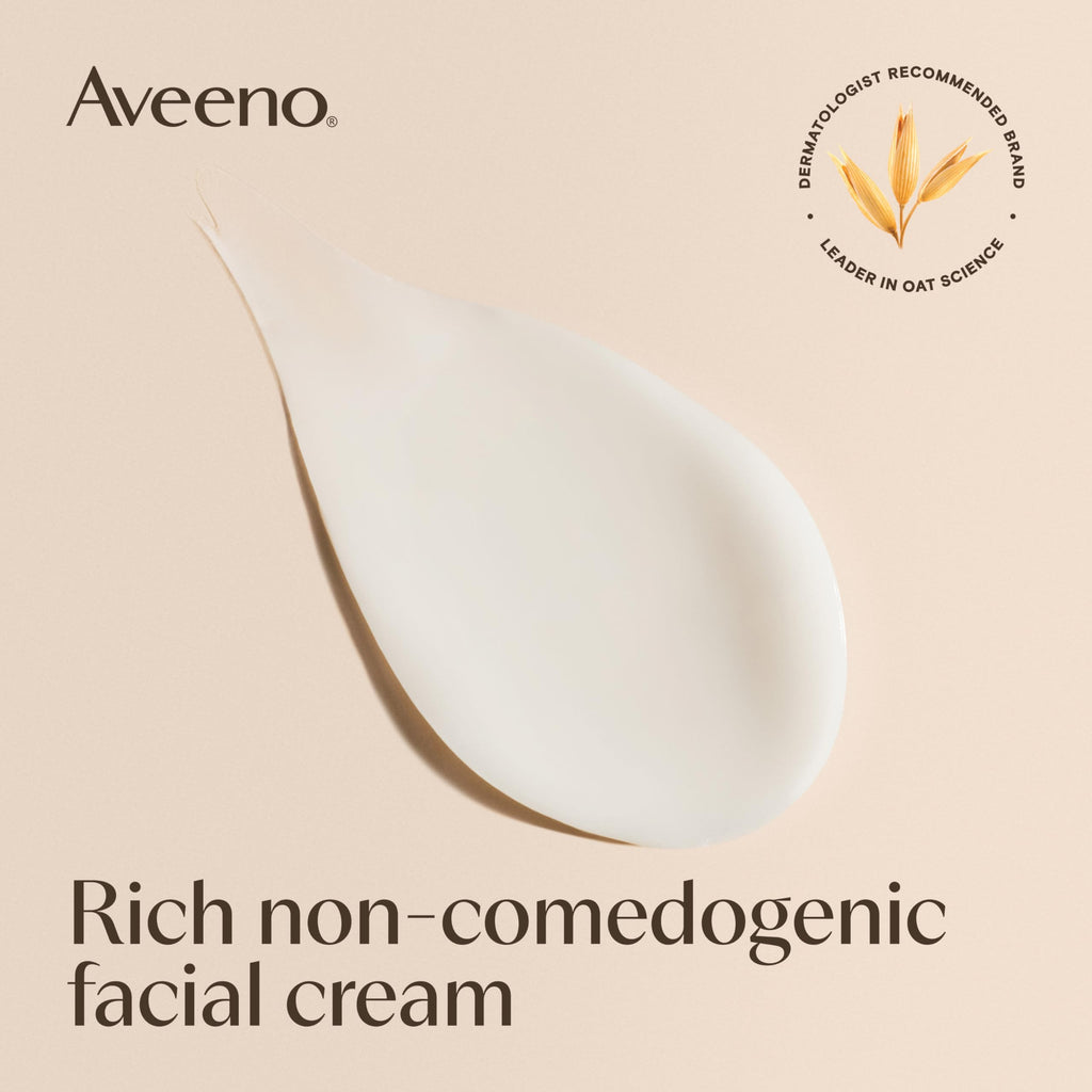 Aveeno Calm + Restore Facial Moisturizer Face Cream for Redness Relief, Non-Comedogenic