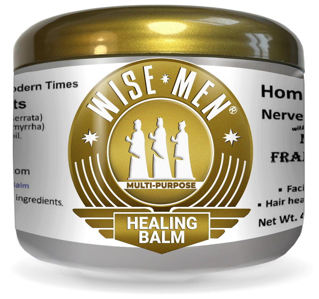 Wise Men Healing Balm with Myrrh and Frankincense Essential Oils for Soothing Nerve Relief Massage Wise Men Au supplements