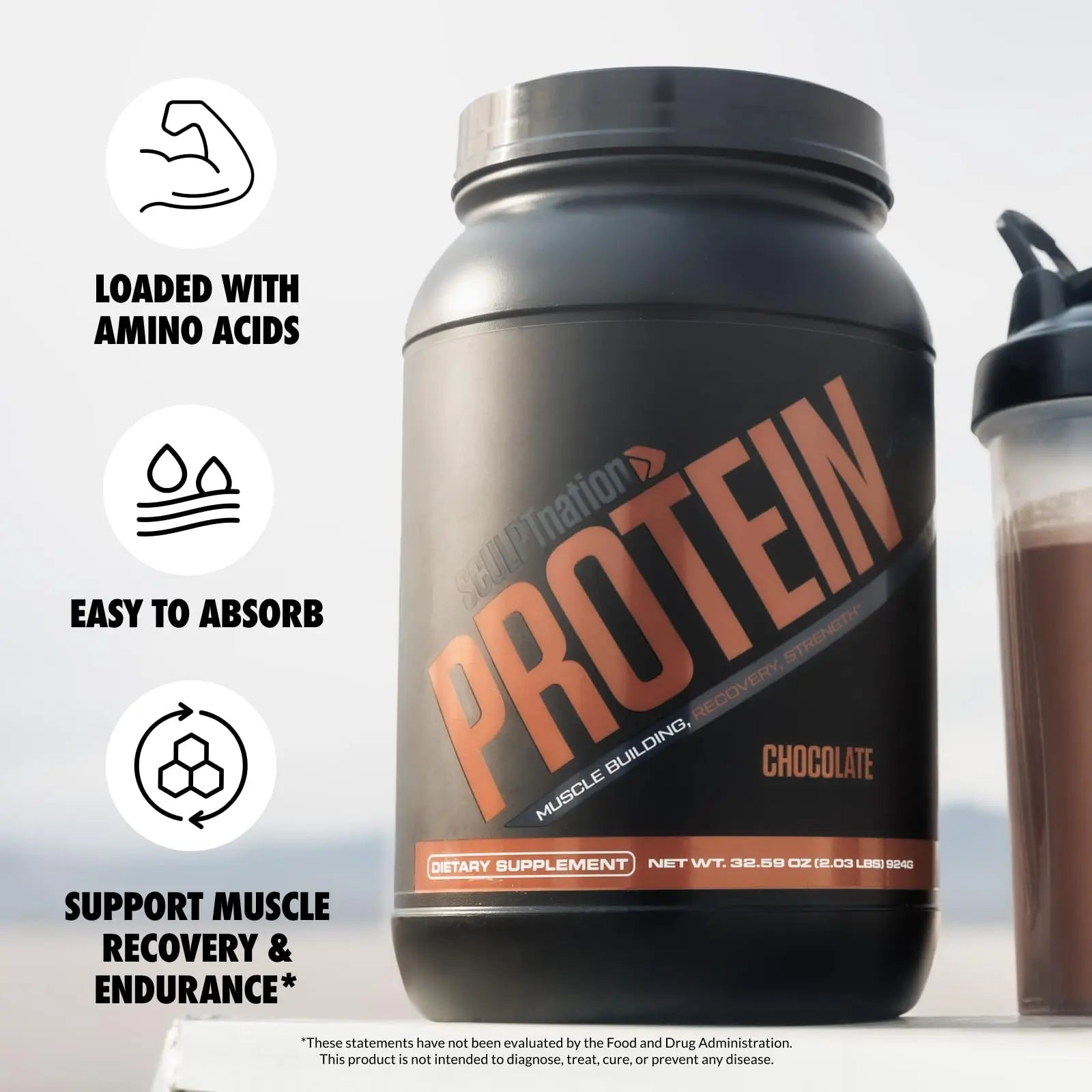 Sculpt Nation by V Shred Protein Powder (Chocolate) - Premium Whey Protein Powder Sculpt Nation Au supplements