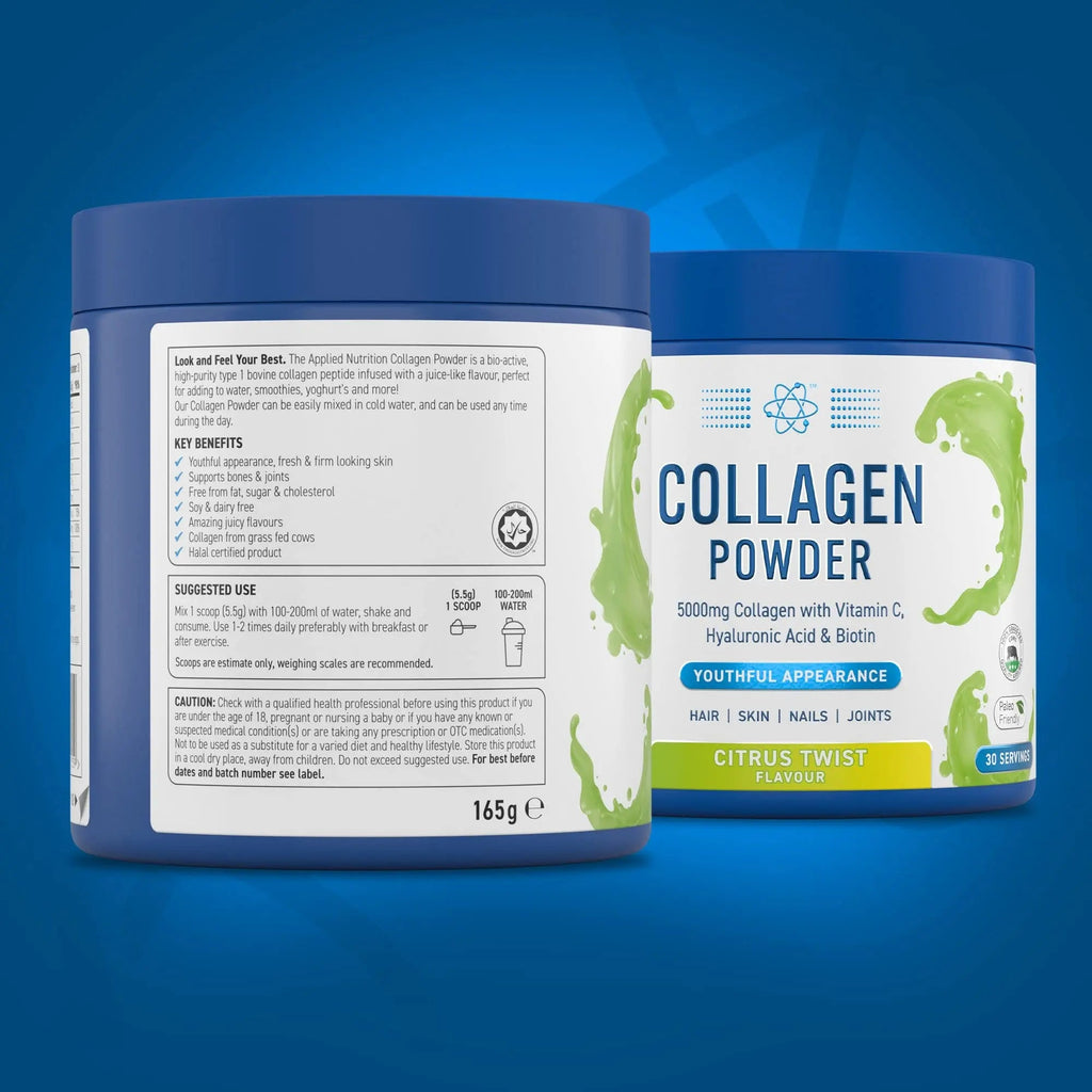 Applied Nutrition Collagen Powder - Citrus Twist Flavour - 5000mg Hydrolysed Bovine Flavoured Applied Nutrition Au supplements
