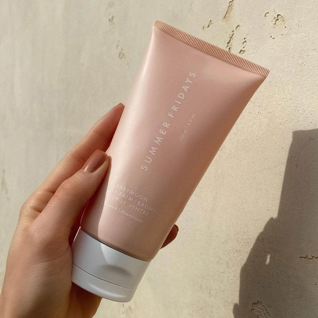 Summer Fridays Babymoon Belly Balm - Nourishing Balm + Body Moisturizer Enriched with Calendula Oil + Vitamin E to Help Reduce