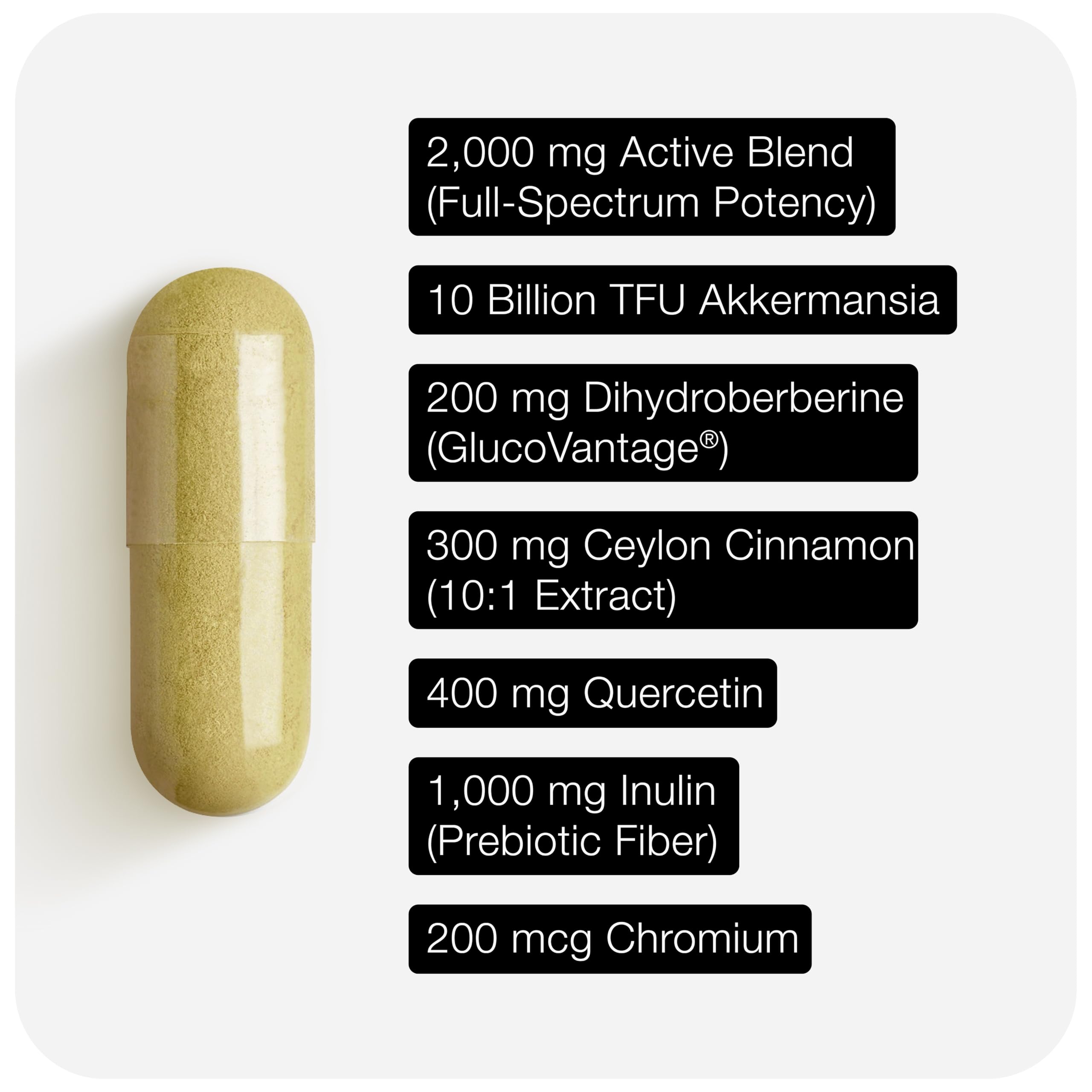 Toniiq GLP-1 Support — with Clinically Studied, Patented GlucoVantage® Dihydroberberine and Akkermansia — Appetite and Fullness Support — 120 Capsules (60-Day Supply) Toniiq Au supplements