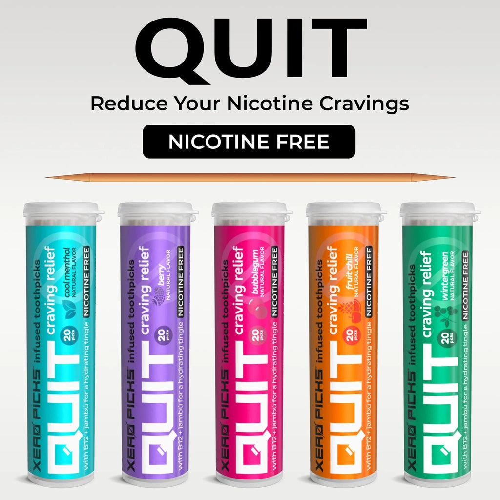 Xero Picks Infused Flavored Toothpicks to Help Quit Smoking - Nicotine Xero Picks Au supplements